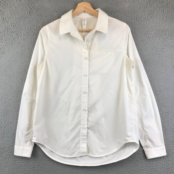 lululemon athletica Tops - lululemon athletica White Button Down Shirt